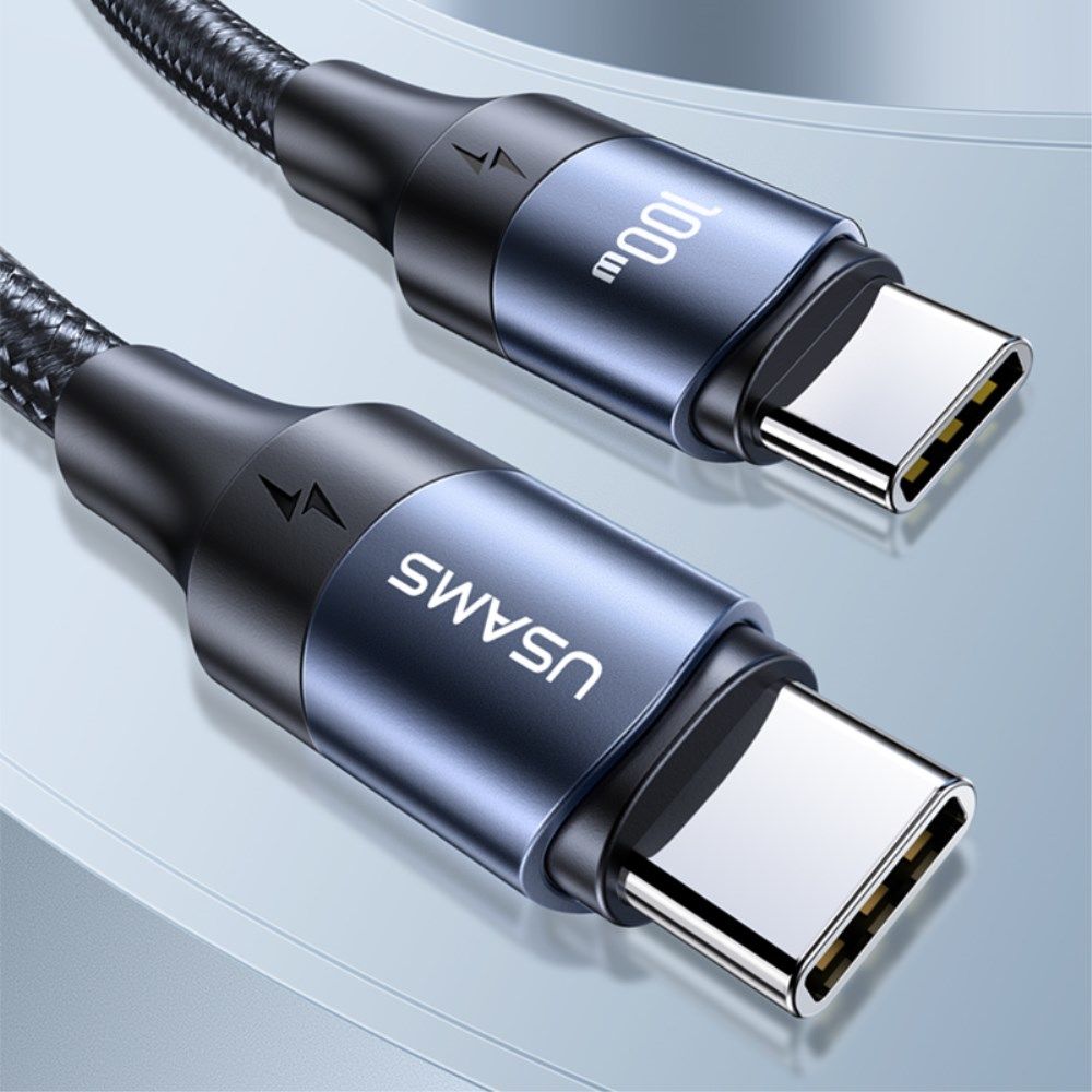 Fast Charge 100W PD USB-C Snellaad Kabel 5A Gevlochten Nylon 2 Meter afbeelding 12