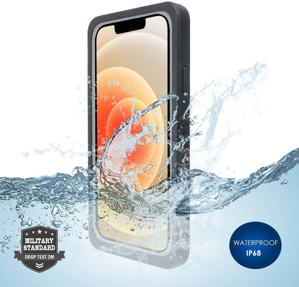 4smarts Rugged Active Pro STARK Apple iPhone 13 Mini Hoesje Zwart afbeelding 1