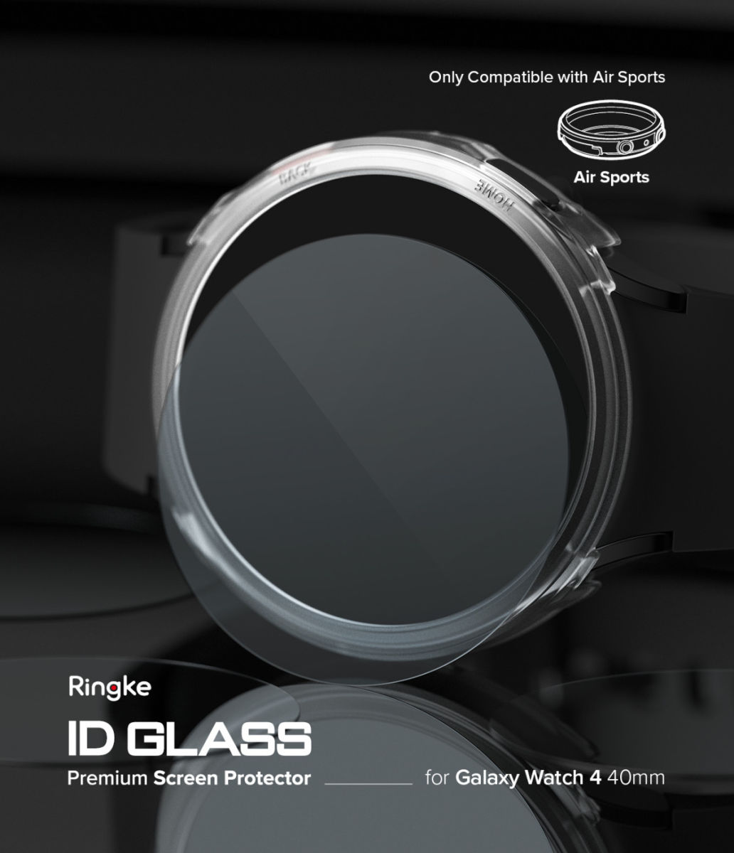 Ringke Air Sports Samsung Galaxy Watch 4 40MM Screen Protector 4-Pack afbeelding 9