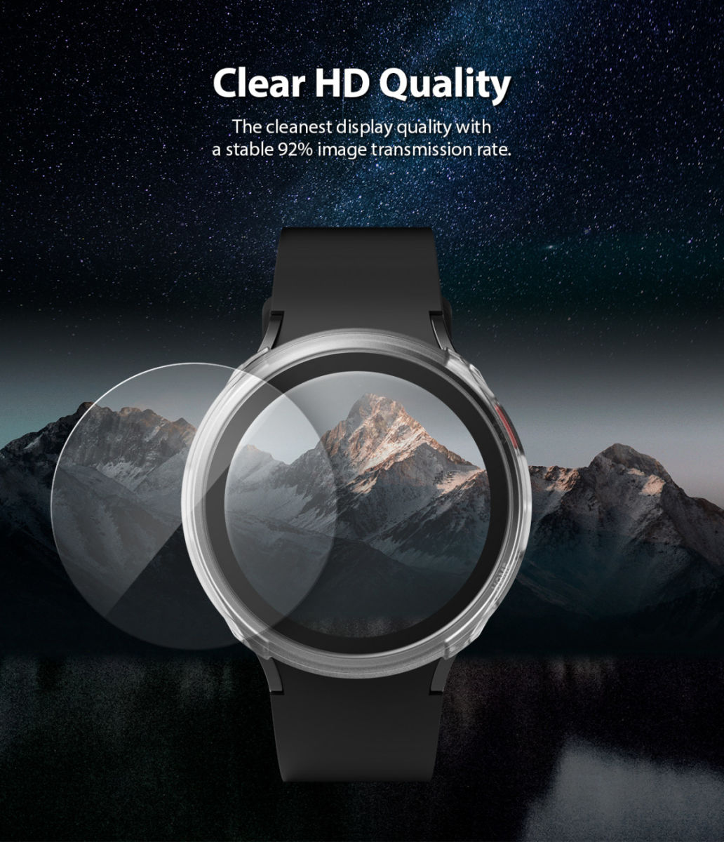 Ringke Air Sports Samsung Galaxy Watch 4 40MM Screen Protector 4-Pack afbeelding 6