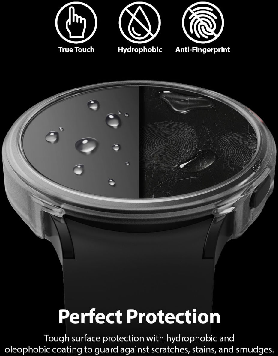 Ringke Air Sports Samsung Galaxy Watch 4 40MM Screen Protector 4-Pack afbeelding 8