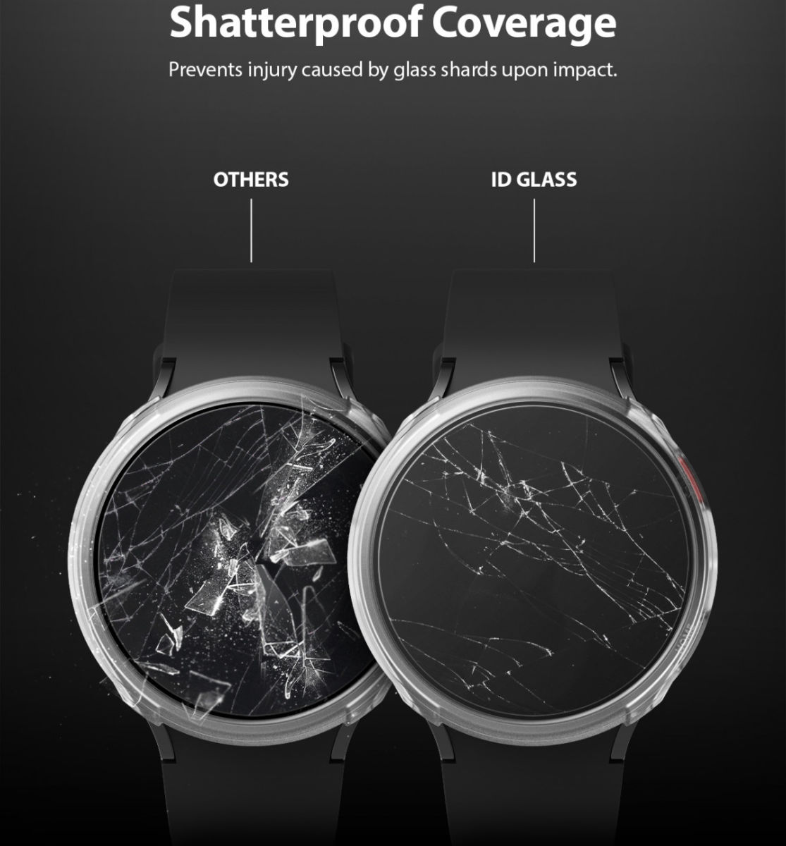 Ringke Air Sports Samsung Galaxy Watch 4 40MM Screen Protector 4-Pack afbeelding 10