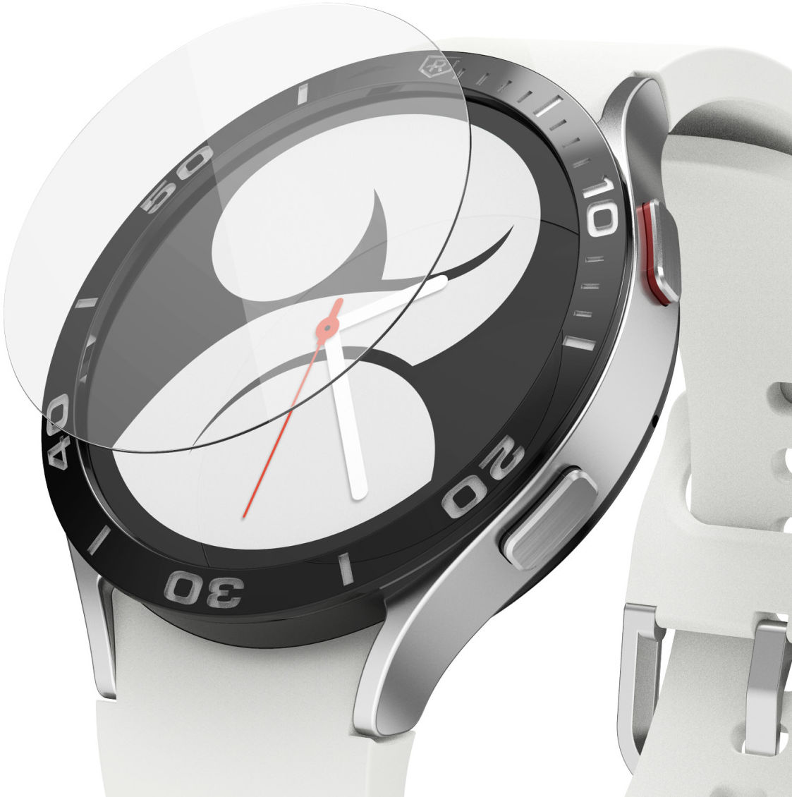 Ringke Bezel Styling Samsung Galaxy Watch 4 44MM Screen Protector (4P) afbeelding 2