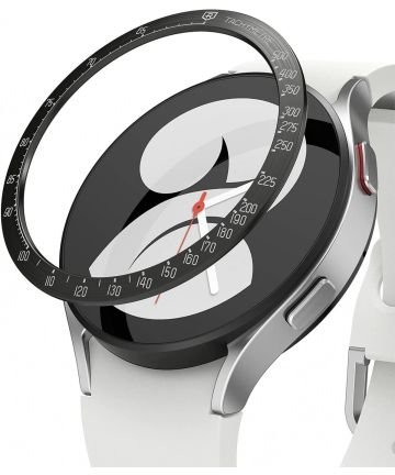 Ringke Bezel Styling Galaxy Watch 4 40MM Randbeschermer Staal Zwart Cases