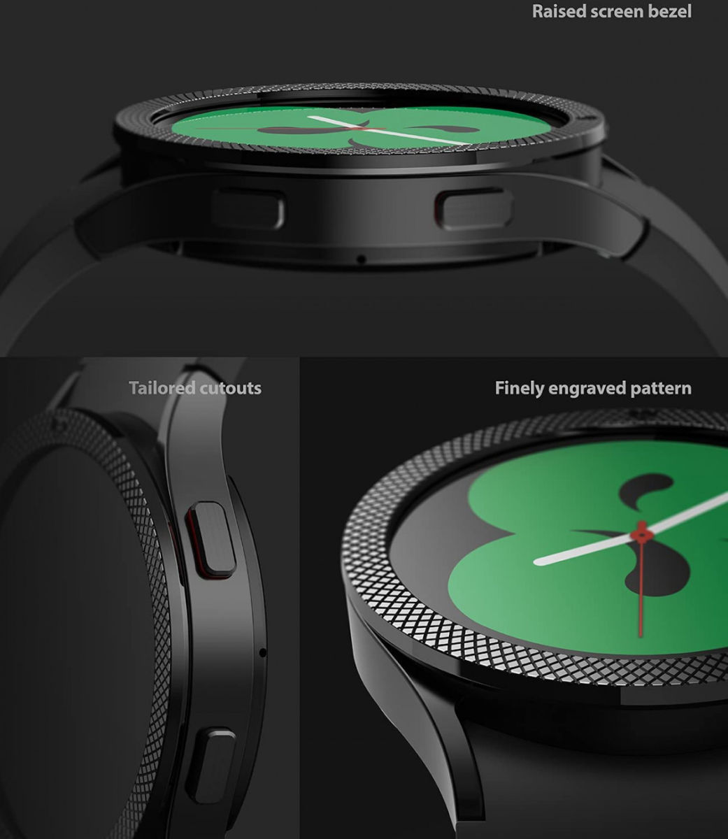 Ringke Bezel Styling - Galaxy Watch 4 40MM Randbeschermer - Zwart afbeelding 4