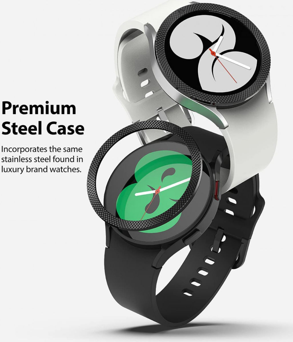 Ringke Bezel Styling - Galaxy Watch 4 40MM Randbeschermer - Zwart afbeelding 5
