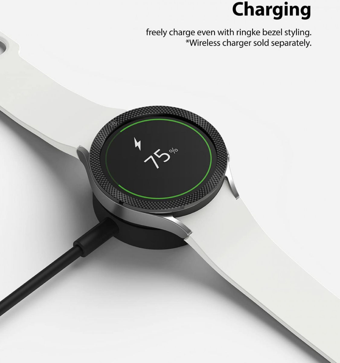 Ringke Bezel Styling - Galaxy Watch 4 40MM Randbeschermer - Zwart afbeelding 7