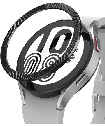 Ringke Bezel Styling Galaxy Watch 4 44MM Randbeschermer Metaal Zwart Cases