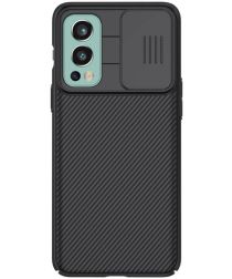 Nillkin CamShield OnePlus Nord 2 5G Hoesje met Camera Slider Zwart