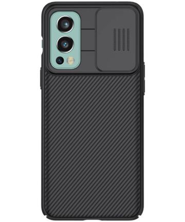 Nillkin CamShield OnePlus Nord 2 5G Hoesje met Camera Slider Zwart Hoesjes