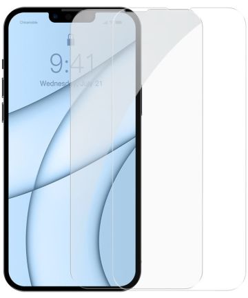Baseus Apple iPhone 13 Mini Tempered Glass Screenprotector (2-Pack) Screen Protectors