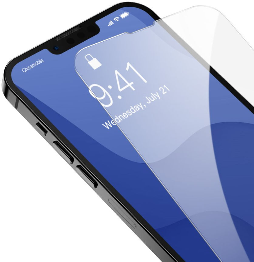 Baseus Apple iPhone 13 / Pro Tempered Glass Screenprotector (2-Pack) afbeelding 12