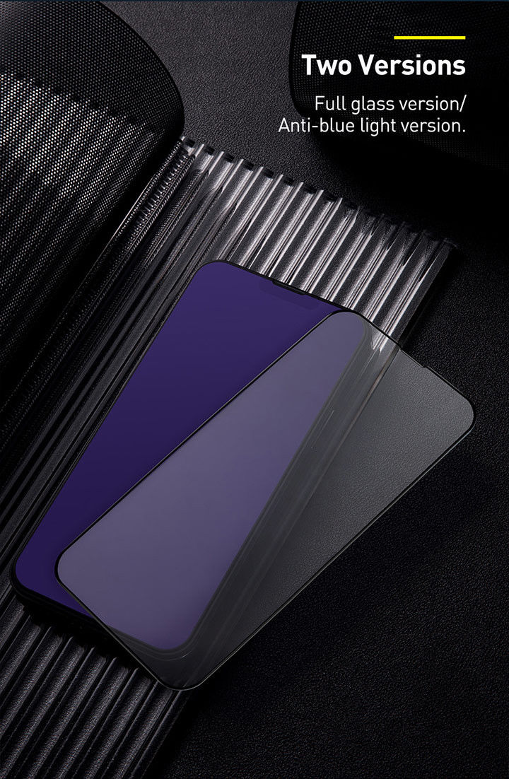 Baseus Apple iPhone 13 Pro Max Tempered Glass Screen Protector 2-Pack afbeelding 19