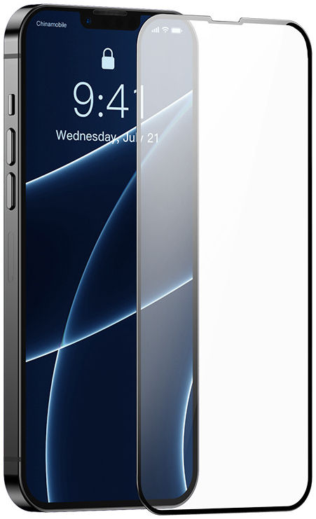 Baseus Apple iPhone 13 Pro Max Tempered Glass Screen Protector 2-Pack afbeelding 2