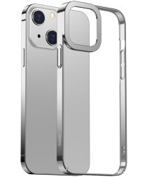 Baseus Apple iPhone 13 Hoesje Back Cover TPU Transparant Grijs