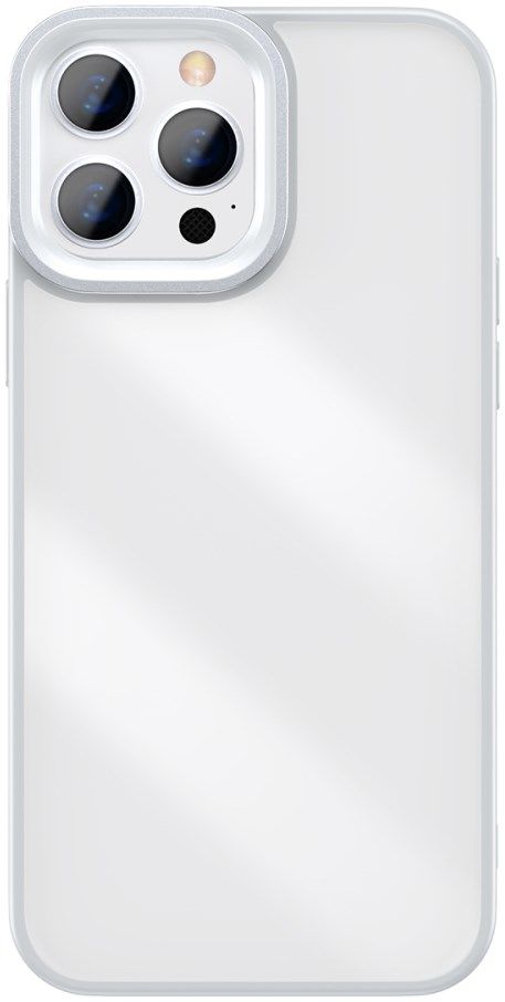 Baseus Apple iPhone 13 Pro Max Hoesje TPU Back Cover Transparant/Grijs afbeelding 3