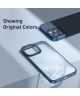 Baseus Apple iPhone 13 Pro Hoesje Back Cover TPU Transparant Blauw