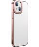 Baseus Apple iPhone 13 Hoesje Back Cover TPU Transparant Roze
