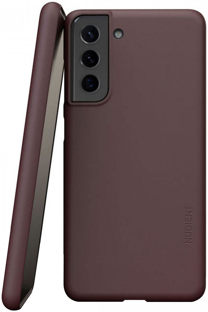 Nudient Thin Case V3 Samsung Galaxy S21 FE Hoesje Back Cover Rood afbeelding 1