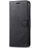 AZNS Apple iPhone 13 Mini Hoesje Wallet Book Case Kunstleer Zwart