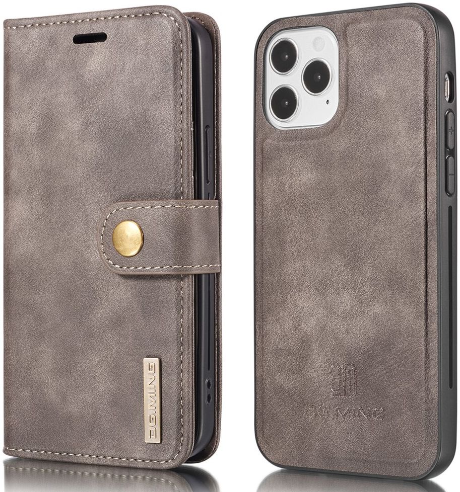 Apple iPhone 13 Pro Hoesje 2-in-1 Book Case en Back Cover Coffee afbeelding 5