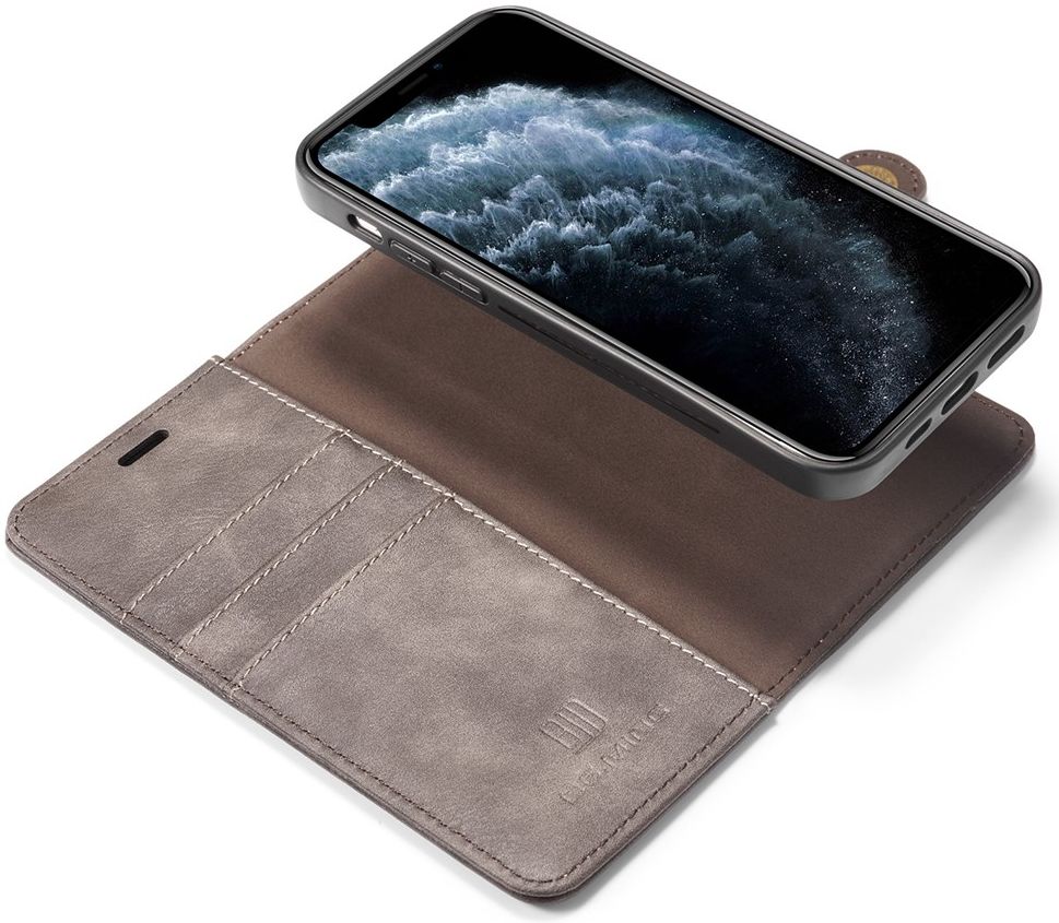 Apple iPhone 13 Pro Hoesje 2-in-1 Book Case en Back Cover Coffee afbeelding 1