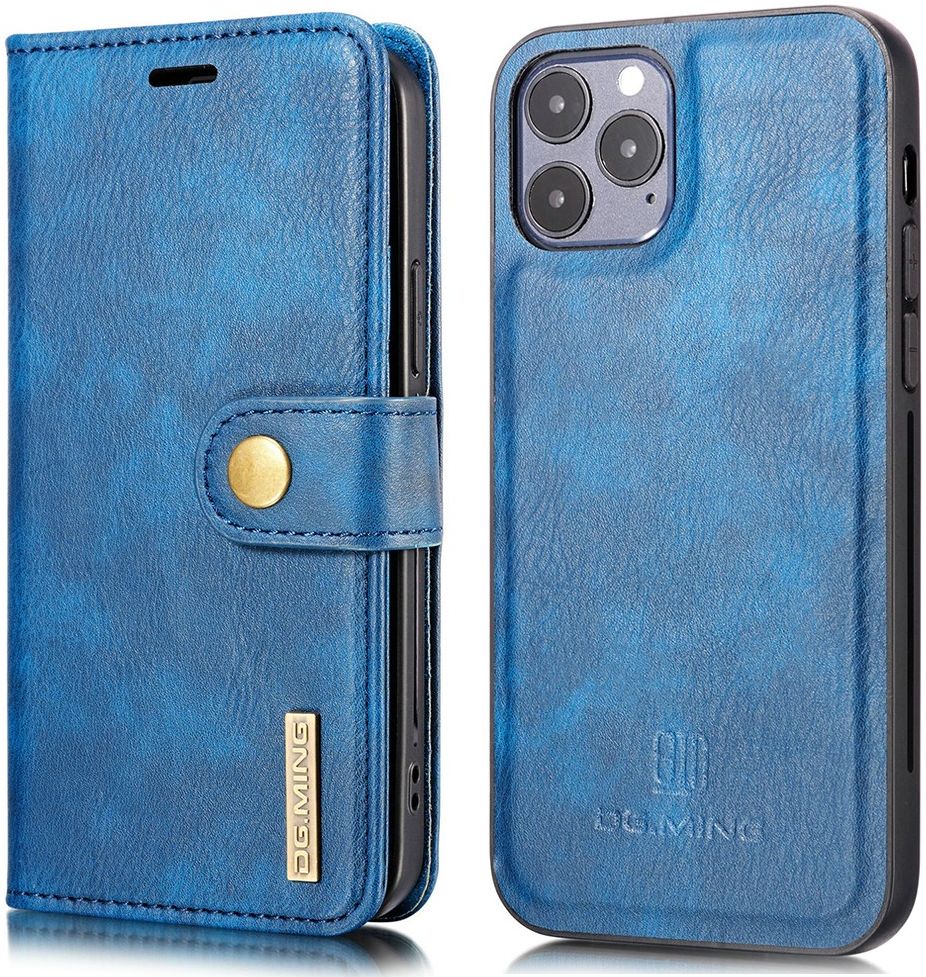 Apple iPhone 13 Pro Hoesje 2-in-1 Book Case en Back Cover Blauw afbeelding 5