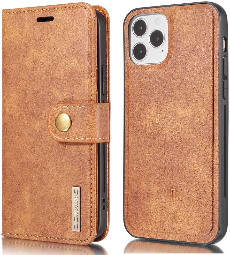 Apple iPhone 13 Pro Max Hoesje 2-in-1 Book Case en Back Cover Bruin afbeelding 10