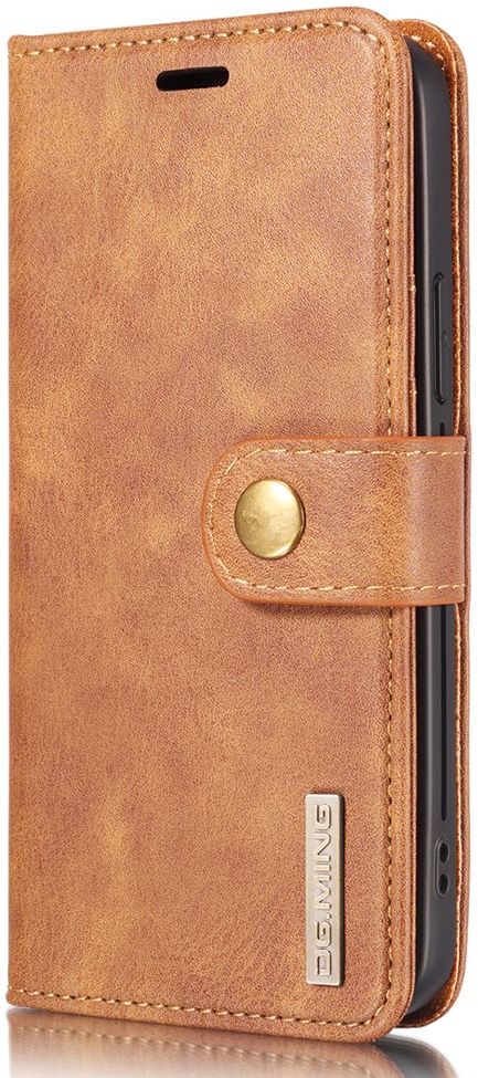 Apple iPhone 13 Pro Max Hoesje 2-in-1 Book Case en Back Cover Bruin afbeelding 7