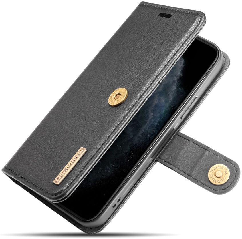 Apple iPhone 13 Mini Hoesje 2-in-1 Book Case en Back Cover Zwart afbeelding 4
