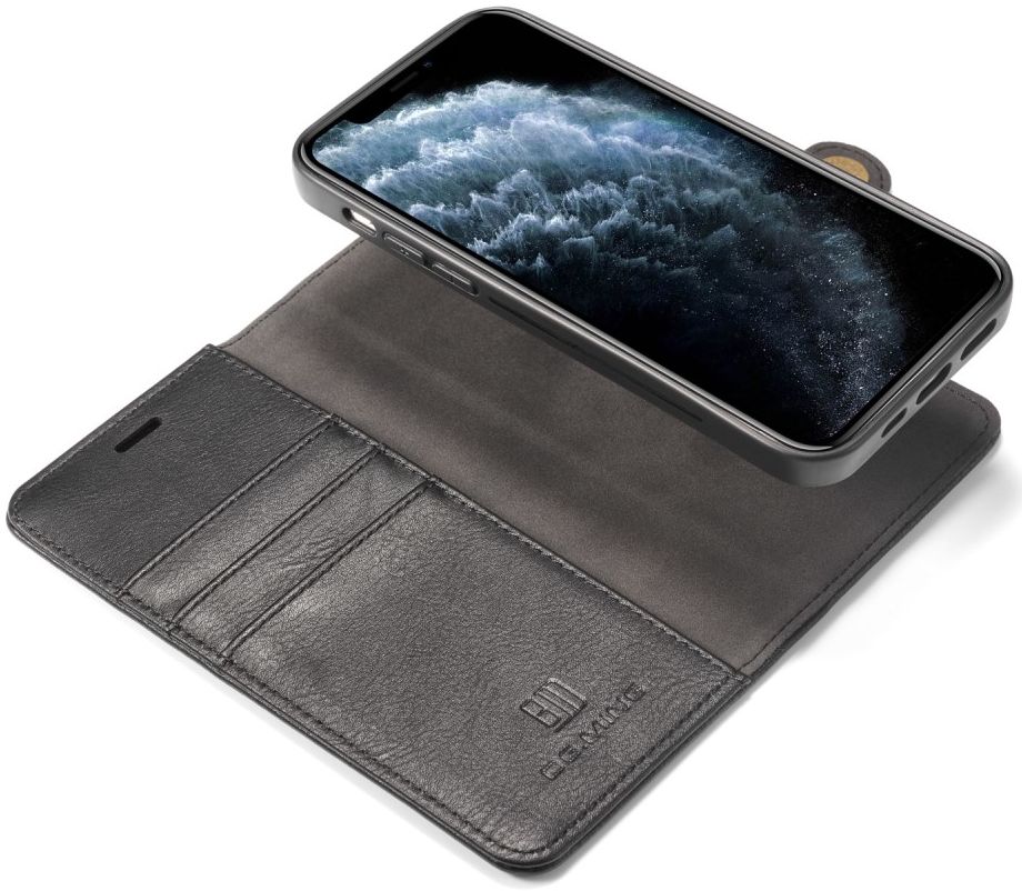Apple iPhone 13 Mini Hoesje 2-in-1 Book Case en Back Cover Zwart afbeelding 1
