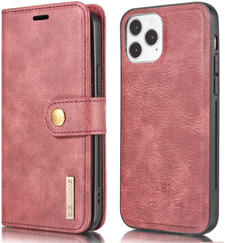 Apple iPhone 13 Mini Hoesje 2-in-1 Book Case en Back Cover Rood afbeelding 5