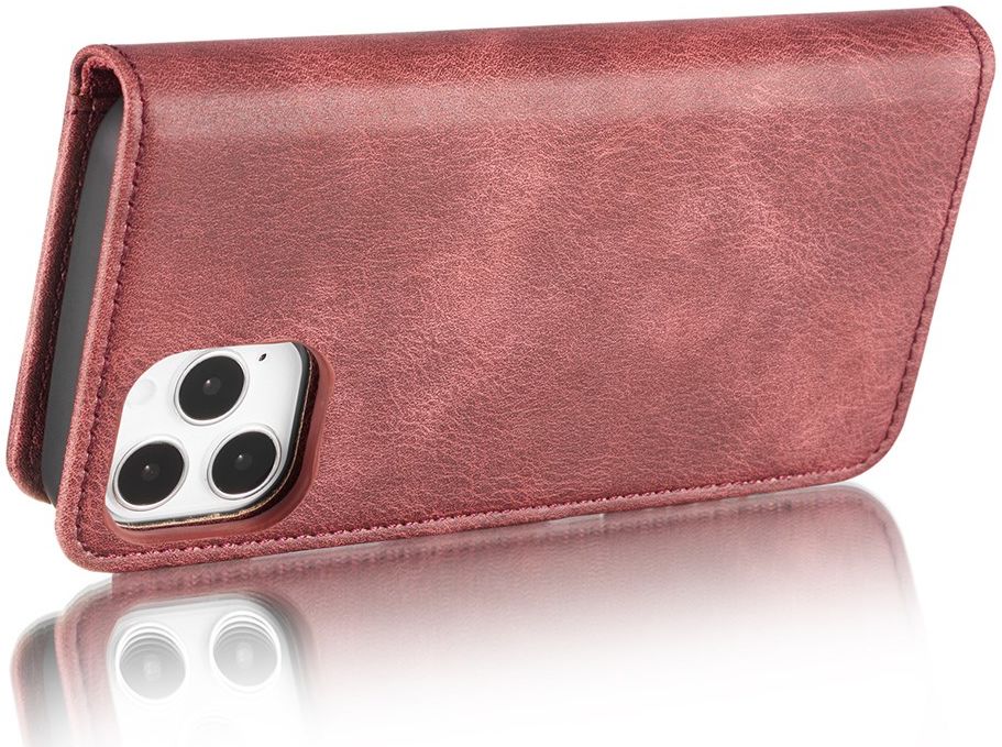 Apple iPhone 13 Mini Hoesje 2-in-1 Book Case en Back Cover Rood afbeelding 10