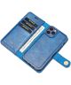 Apple iPhone 13 Mini Hoesje 2-in-1 Book Case en Back Cover Blauw