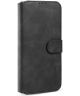 DG Ming Apple iPhone 13 Mini Hoesje Retro Wallet Book Case Zwart
