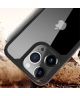 Apple iPhone 13 Pro Max Hoesje Hybride Back Cover Transparant/Zwart