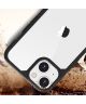 Apple iPhone 13 Hoesje Hybride Back Cover Transparant/Zwart