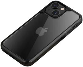 iPaky Apple iPhone 13 Hoesje Hybride Back Cover Transparant/Zwart