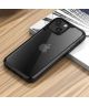 iPaky Apple iPhone 13 Mini Hoesje Hybride Back Cover Transparant/Zwart