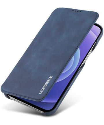 LC.IMEEKE Apple iPhone 13 Mini Hoesje Portemonnee Book Case Blauw Hoesjes