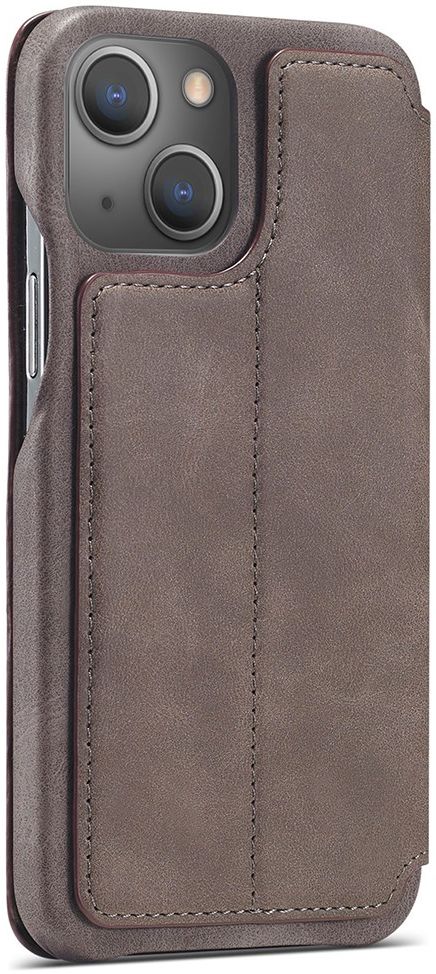 LC.IMEEKE Apple iPhone 13 Hoesje Retro Portemonnee Book Case Coffee afbeelding 12