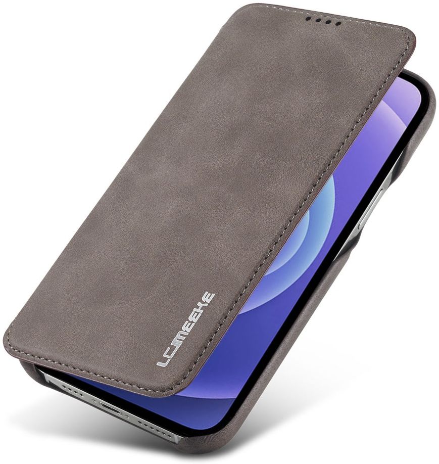 LC.IMEEKE Apple iPhone 13 Hoesje Retro Portemonnee Book Case Coffee afbeelding 1