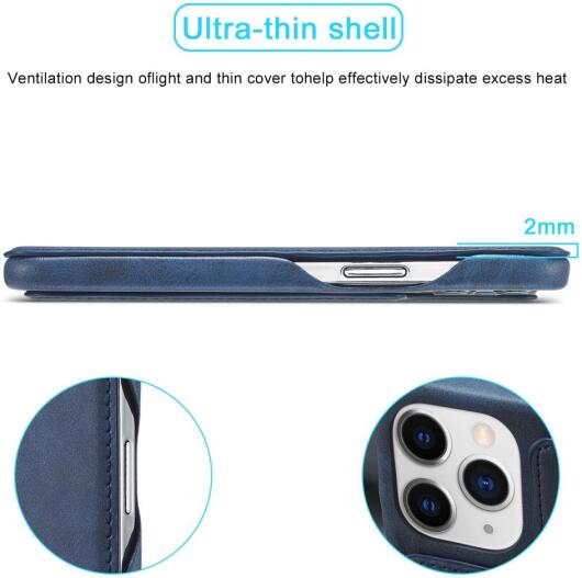LC.IMEEKE Apple iPhone 13 Pro Hoesje Portemonnee Book Case Blauw afbeelding 9