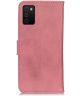 KHAZNEH Samsung Galaxy A03s Hoesje Portemonnee Book Case Roze
