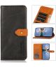 KHAZNEH Samsung Galaxy A03s Hoesje Duo Color Wallet Book Case Zwart