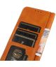KHAZNEH Samsung Galaxy A03s Hoesje Duo Color Wallet Book Case Bruin