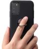 Samsung Galaxy A03s Hoesje Hybride met Ring Kickstand Zwart