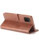 LC.IMEEKE Samsung Galaxy A03s Hoesje Portemonnee Book Case Coffee