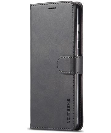 LC.IMEEKE Samsung Galaxy A03s Hoesje Portemonnee Book Case Zwart Hoesjes