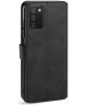 DG Ming Samsung Galaxy A03s Hoesje Retro Wallet Book Case Zwart